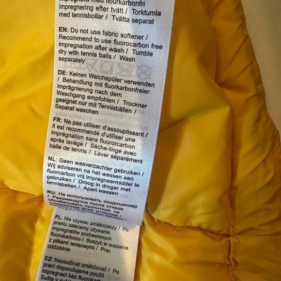 Fjallraven yellow expedition puffer jacket - Picture 5 of 7